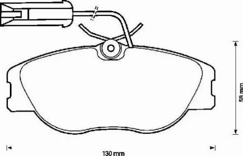 Stop 571905S - Kit de plaquettes de frein, frein à disque cwaw.fr