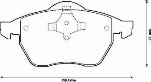 Stop 571900S - Kit de plaquettes de frein, frein à disque cwaw.fr