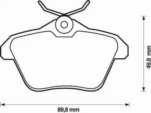 Stop 571908S - Kit de plaquettes de frein, frein à disque cwaw.fr