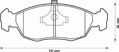 Stop 571902S - Kit de plaquettes de frein, frein à disque cwaw.fr