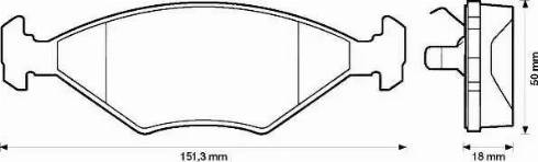 Stop 571916S - Kit de plaquettes de frein, frein à disque cwaw.fr