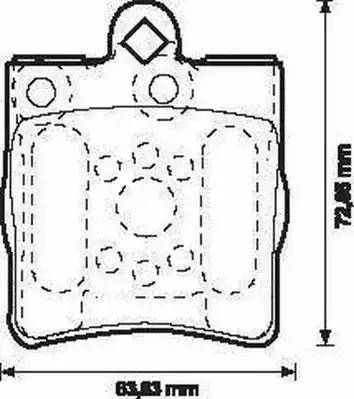 Stop 571925S - Kit de plaquettes de frein, frein à disque cwaw.fr