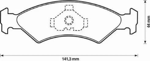 Stop 571412S - Kit de plaquettes de frein, frein à disque cwaw.fr