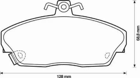 Stop 571438S - Kit de plaquettes de frein, frein à disque cwaw.fr