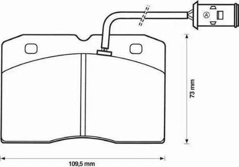 Stop 571422S - Kit de plaquettes de frein, frein à disque cwaw.fr