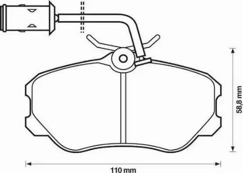 Stop 571471S - Kit de plaquettes de frein, frein à disque cwaw.fr