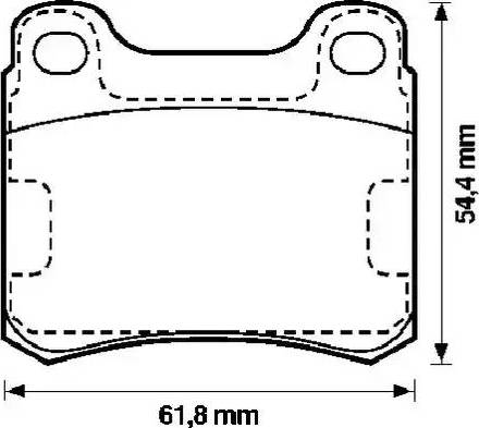 Stop 571555S - Kit de plaquettes de frein, frein à disque cwaw.fr