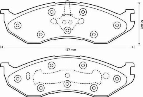 Stop 571519S - Kit de plaquettes de frein, frein à disque cwaw.fr