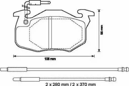 Stop 571525S - Kit de plaquettes de frein, frein à disque cwaw.fr