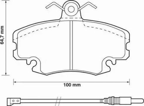 Stop 571526S - Kit de plaquettes de frein, frein à disque cwaw.fr