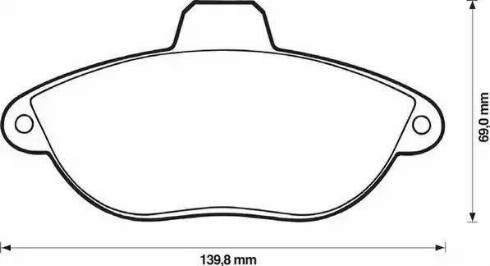 Stop 571843S - Kit de plaquettes de frein, frein à disque cwaw.fr