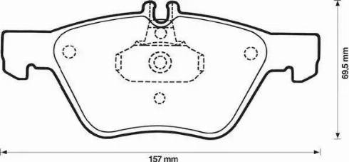 Stop 571876S - Kit de plaquettes de frein, frein à disque cwaw.fr