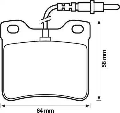 Stop 571398S - Kit de plaquettes de frein, frein à disque cwaw.fr