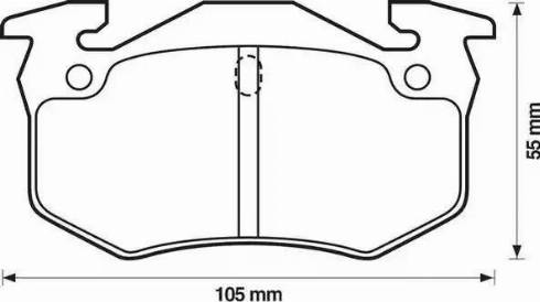 Stop 571335S - Kit de plaquettes de frein, frein à disque cwaw.fr