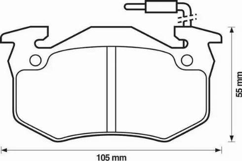 Stop 571331S - Kit de plaquettes de frein, frein à disque cwaw.fr