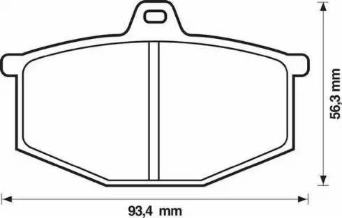 Stop 571251S - Kit de plaquettes de frein, frein à disque cwaw.fr