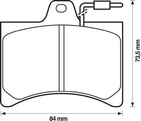 Stop 571263S - Kit de plaquettes de frein, frein à disque cwaw.fr