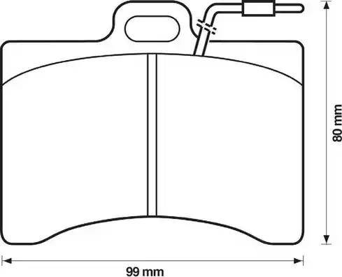 Stop 571225S - Kit de plaquettes de frein, frein à disque cwaw.fr