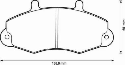 Stop 571745S - Kit de plaquettes de frein, frein à disque cwaw.fr