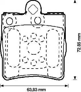 Stop 573093S - Kit de plaquettes de frein, frein à disque cwaw.fr