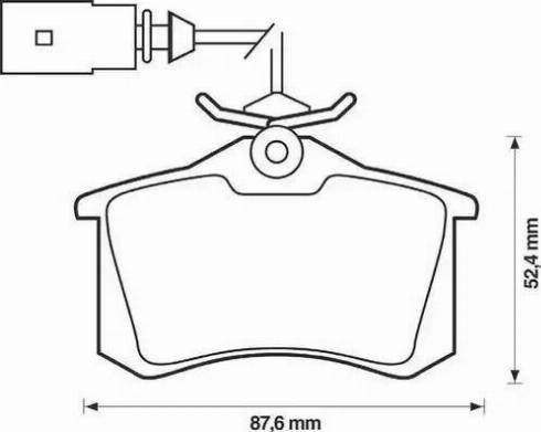 Stop 573065S - Kit de plaquettes de frein, frein à disque cwaw.fr