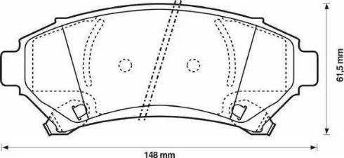 Stop 573063S - Kit de plaquettes de frein, frein à disque cwaw.fr