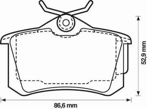 Stop 573005S - Kit de plaquettes de frein, frein à disque cwaw.fr