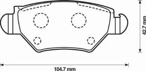 Stop 573010S - Kit de plaquettes de frein, frein à disque cwaw.fr