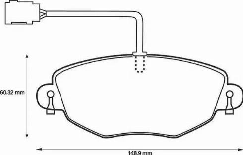 Stop 573020S - Kit de plaquettes de frein, frein à disque cwaw.fr