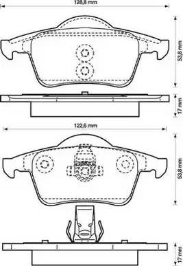 Stop 573021S - Kit de plaquettes de frein, frein à disque cwaw.fr