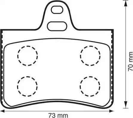 Stop 573028S - Kit de plaquettes de frein, frein à disque cwaw.fr