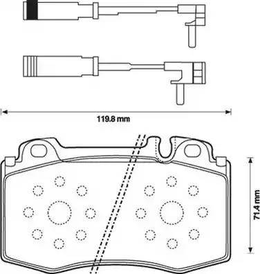 Stop 573152S - Kit de plaquettes de frein, frein à disque cwaw.fr