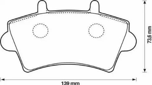 Stop 573107S - Kit de plaquettes de frein, frein à disque cwaw.fr