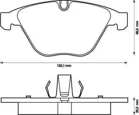 Stop 573189S - Kit de plaquettes de frein, frein à disque cwaw.fr