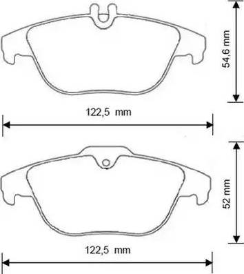 Stop 573248S - Kit de plaquettes de frein, frein à disque cwaw.fr