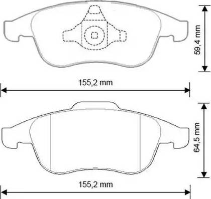 Stop 573268S - Kit de plaquettes de frein, frein à disque cwaw.fr