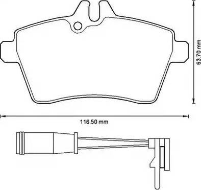 Stop 573226S - Kit de plaquettes de frein, frein à disque cwaw.fr