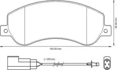 Stop 573275S - Kit de plaquettes de frein, frein à disque cwaw.fr