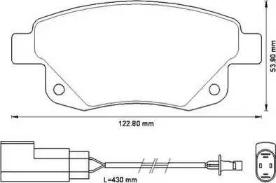 Stop 573277S - Kit de plaquettes de frein, frein à disque cwaw.fr