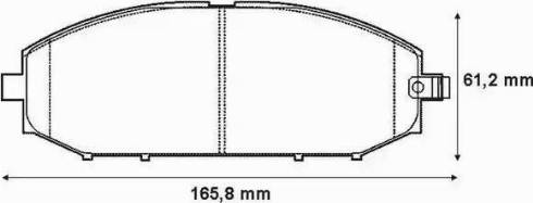 Stop 572448S - Kit de plaquettes de frein, frein à disque cwaw.fr