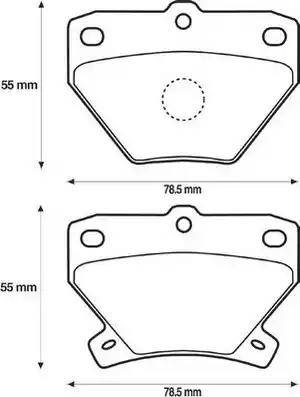 Stop 572450S - Kit de plaquettes de frein, frein à disque cwaw.fr