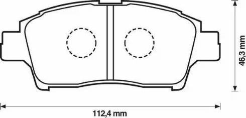 Stop 572404S - Kit de plaquettes de frein, frein à disque cwaw.fr