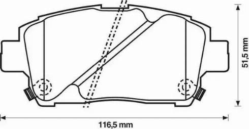 Stop 572405S - Kit de plaquettes de frein, frein à disque cwaw.fr