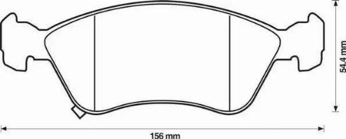 Stop 572400S - Kit de plaquettes de frein, frein à disque cwaw.fr