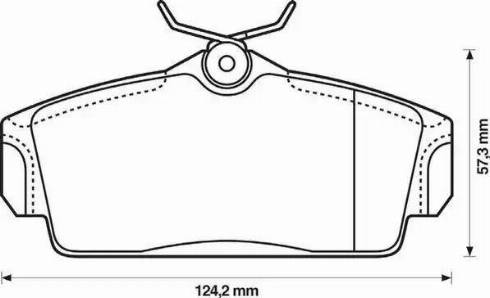 Stop 572422S - Kit de plaquettes de frein, frein à disque cwaw.fr