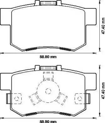 Stop 572544S - Kit de plaquettes de frein, frein à disque cwaw.fr