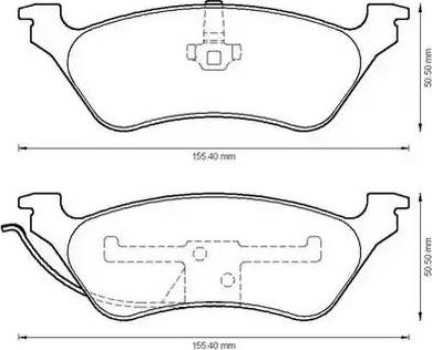 Stop 572505S - Kit de plaquettes de frein, frein à disque cwaw.fr