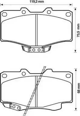 Stop 572140S - Kit de plaquettes de frein, frein à disque cwaw.fr