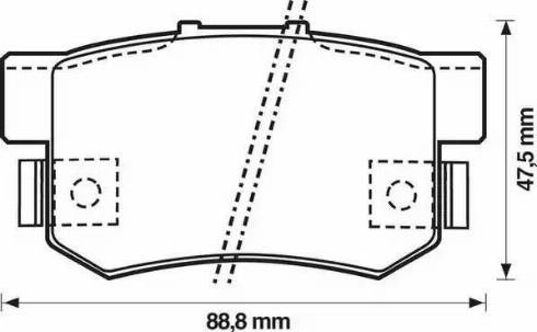 Stop 572138S - Kit de plaquettes de frein, frein à disque cwaw.fr