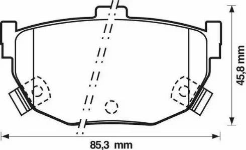 Stop 572127S - Kit de plaquettes de frein, frein à disque cwaw.fr